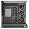 Powercool Navigator Black ATX Gaming Case Dual Chamber With Curved Tempered Glass With 5 x Saturn Fans and 9-Port Hub With Remote Included - Alternative image