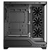 Powercool Pulsar Black ATX Gaming Case With Tempered Glass Panels With 4 x PWM ARGB Fans and 9 Port PWM Hub and RF Remote Included - Alternative image