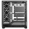 Powercool Pulsar Black ATX Gaming Case With Tempered Glass Panels With 4 x PWM ARGB Fans and 9 Port PWM Hub and RF Remote Included - Alternative image