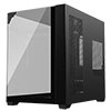 Powercool Pure Black ATX Gaming Case Dual Chamber With 3 x Tempered Glass Panels With 4 x PWM FDB Black Fans Included - Alternative image
