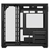 Powercool Pure Black ATX Gaming Case Dual Chamber With 3 x Tempered Glass Panels With 4 x PWM FDB Black Fans Included - Alternative image
