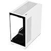 Powercool Ultra White ATX Gaming Case With Black Interior Tempered Glass Panels With 4 x PWM ARGB Fans and 9 Port PWM Hub Included - Alternative image