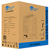 Powercool Ultra White ATX Gaming Case With Black Interior Tempered Glass Panels With 4 x PWM ARGB Fans and 9 Port PWM Hub Included - Alternative image