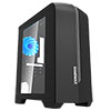 View more info on GameMax Centauri Black Grey MATX Gaming Case 1 x 15 Blue LED Rear Fan Side Window ...