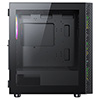 GameMax Icon Glass Gaming Case 4 x ARGB Fans MB Sync 3pin TG Side Panel - Alternative image