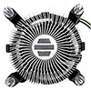 CiT Low Profile Z04 CPU Cooler With 90mm PWM Fan For Intel Platform - Alternative image