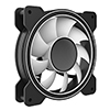 CiT Celsius 120mm Infinity ARGB Black 4pin PWM PC Cooling Dual-Ring Fan - Alternative image