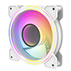 CiT Celsius 120mm Infinity ARGB Dual-Ring White 4pin PWM PC Cooling Dual-Ring Fan - Alternative image