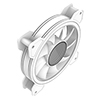 CiT Celsius 120mm Infinity ARGB Dual-Ring White 4pin PWM PC Cooling Dual-Ring Fan - Alternative image