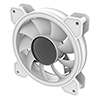 CiT Celsius 120mm Infinity ARGB Dual-Ring White 4pin PWM PC Cooling Dual-Ring Fan - Alternative image