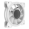 CiT Celsius 120mm Infinity ARGB Dual-Ring White 4pin PWM PC Cooling Dual-Ring Fan - Alternative image