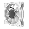 CiT Celsius 120mm Infinity ARGB Dual-Ring White 4pin PWM PC Cooling Dual-Ring Fan - Alternative image