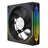 CiT Eclipse 120mm Two-Sided Infinity ARGB Black 4pin PWM PC Cooling Fan - Alternative image