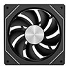 CiT Eclipse 120mm Two-Sided Infinity ARGB Black 4pin PWM PC Cooling Fan - Alternative image