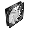 CiT Halo 120mm Infinity ARGB Black 4pin PWM PC Cooling Fan - Alternative image