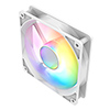 CiT Halo 120mm Infinity ARGB White 4pin PWM PC Cooling Fan - Alternative image