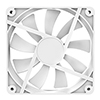 CiT Halo 120mm Infinity ARGB White 4pin PWM PC Cooling Fan - Alternative image