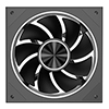 CiT Saturn Reverse 120mm ARGB Black 4pin PWM PC Cooling Infinity Fan - Alternative image