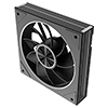CiT Saturn Reverse 120mm ARGB Black 4pin PWM PC Cooling Infinity Fan - Alternative image