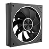 CiT Saturn Reverse 120mm ARGB Black 4pin PWM PC Cooling Infinity Fan - Alternative image