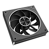 CiT Saturn Reverse 120mm ARGB Black 4pin PWM PC Cooling Infinity Fan - Alternative image