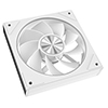 CiT Saturn Reverse 120mm ARGB White 4pin PWM PC Cooling Infinity Fan - Alternative image