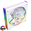 View more info on CiT Saturn Reverse 120mm ARGB White 4pin PWM PC Cooling Infinity Fan...
