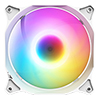 CiT Siberia 120mm RGB Rainbow White Master PC Inner-Ring Cooling Fan - Alternative image