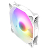 CiT Siberia 120mm RGB Rainbow White Master PC Inner-Ring Cooling Fan - Alternative image