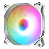 CiT Siberia 120mm RGB Rainbow White Master PC Inner-Ring Cooling Fan - Alternative image