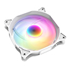 CiT Siberia 120mm RGB Rainbow White Master PC Inner-Ring Cooling Fan - Alternative image