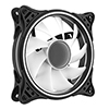 CiT Tornado 120mm Infinity ARGB Black 4pin PWM PC Cooling Dual-Ring Fan - Alternative image