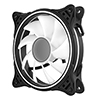 CiT Tornado 120mm Infinity ARGB Black 4pin PWM PC Cooling Dual-Ring Fan - Alternative image