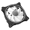 CiT Tornado 120mm Infinity ARGB Black 4pin PWM PC Cooling Dual-Ring Fan - Alternative image