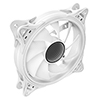 CiT Tornado 120mm Infinity ARGB White 4pin PWM PC Cooling Dual-Ring Fan - Alternative image