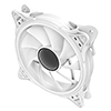 CiT Tornado 120mm Infinity ARGB White 4pin PWM PC Cooling Dual-Ring Fan - Alternative image