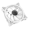 CiT Tornado 120mm Infinity ARGB White 4pin PWM PC Cooling Dual-Ring Fan - Alternative image