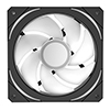 CiT Pro Lightning 120mm Three-Sided Infinity ARGB Black 3pin PC Cooling Fan - Alternative image