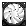 CiT Pro Storm 120mm Three-Sided Infinity ARGB Black 4pin PWM PC Cooling Fan - Alternative image