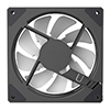 CiT Pro Storm 120mm Three-Sided Infinity ARGB Black 4pin PWM PC Cooling Fan - Alternative image