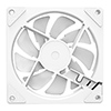 CiT Pro Storm 120mm Three-Sided Infinity ARGB White 4pin PWM PC Cooling Fan - Alternative image