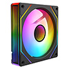 CiT Pro Storm Reverse 120mm Three-Sided Infinity ARGB Black 4pin PWM PC Cooling Fan - Alternative image