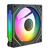 CiT Pro Storm 120mm ARGB Black PC Cooling Slave Fan - Alternative image