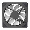 CiT Pro Storm 120mm ARGB Black PC Cooling Slave Fan - Alternative image