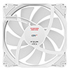 CiT Pro YH120 120mm ARGB White Inner-Ring Infinity Fan - Alternative image