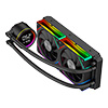 CiT Pro Glacier Watercooler 240mm Black With Display - Alternative image