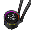 CiT Pro Glacier Watercooler 240mm Black With Display - Alternative image