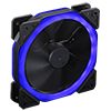 Unbranded Halo Dual Ring 22 LED 120mm Blue Fan - Alternative image