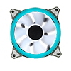   Single Ring 22 LED 120mm Rainbow RGB Fan (GameMax Predator Fan) - Alternative image