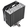 GameMax Sigma 540 CPU Cooler With 130mm PWM Black Fan 4 x 6mm Heat Pipes TDP 200W - Alternative image